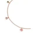 Dodo 9kt rose gold Bollicine gemstone necklace