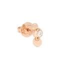 Dodo 9kt rose gold Bollicine diamond earring