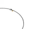 Dodo 9kt rose gold Bollicine necklace - Black