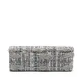 Thom Browne tweed flap wallet - Grey