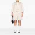 Thom Browne rounded-collar single-breasted blazer - Neutrals