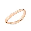 Dodo 9kt rose gold Essentials asymmetric ring - Pink