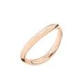 Dodo 9kt rose gold Essentials asymmetric ring - Pink