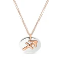 Dodo 9kt rose gold and sterling silver Zodiac Sagittarius charm