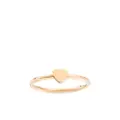 Dodo 9kt rose gold Mini Heart ring - Pink