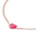 Dodo 9kt rose gold Heart ruby bracelet - Pink