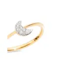 Dodo 18kt yellow gold Moon diamond ring