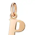Dodo 9kt rose gold P letter charm