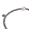 Dodo sterling silver mini Granelli titanium bracelet - Grey