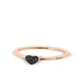 Dodo 9kt rose gold Precious Heart diamond ring - Pink