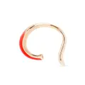 Dodo 18kt rose gold-plated sterling silver Rondelle earcuff - Red