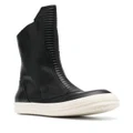 Rick Owens round-toe leather boots - Black