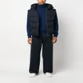 Brioni padded quilted gilet - Blue