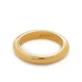 Monica Vinader Kate Young D-shape band ring - Gold