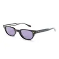 Retrosuperfuture Granny Chic round-frame sunglasses - Black
