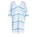 lemlem Ruki stripe-print dress - Blue