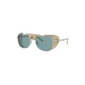 Persol Po1013sz rectangle-frame sunglasses - Silver