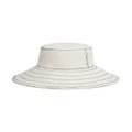 Marni contrast-stitching cotton hat - White