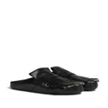Marni fringed leather sandals - Black
