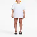 Marni short-sleeve cotton minidress - White