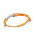 Marni logo-plaque bracelet - Orange