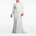 Tadashi Shoji Stanton open-back gown - White