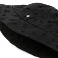 Mackintosh Skie embroidered bucket hat - Black