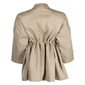 Mackintosh drawstring-waist cotton parka coat - Neutrals