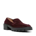 Stuart Weitzman Soho 60mm suede loafers - Red