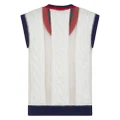 Dsquared2 panelled cable-knit sweater vest - Neutrals