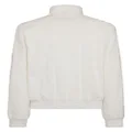 Dsquared2 logo-print panelled sports jacket - White
