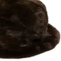 Jakke faux-fur bucket hat - Brown