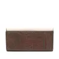 ETRO Essential jacquard leather wallet - Neutrals