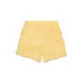 Nº21 Kids logo-patch striped swim shorts - Yellow