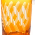POLSPOTTEN tubular glass pitcher - Orange