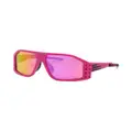 Plein Sport The Wave Gen X.02 oversize-frame sunglasses - Pink