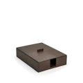 Giobagnara Leopold A4 leather paper tray - Brown
