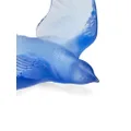 Lalique Swallow Wings Up sculpture - Blue
