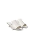 Jimmy Choo Ander 50mm leather mules - White