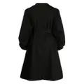 Yohji Yamamoto belted cotton trench coat - Black