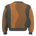 Toga intarsia-knit jumper - Multicolour