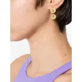 Maje circular-links dangle earrings - Gold