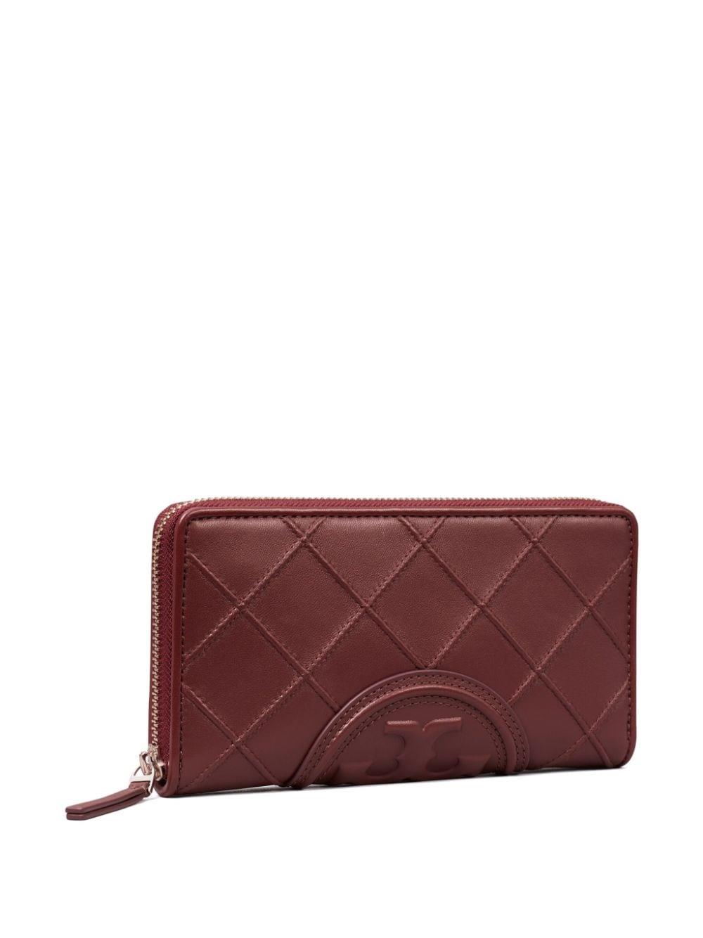 Tory Burch Fleming leather wallet - Red