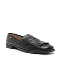 Love Moschino tassel-detail leather loafers - Black