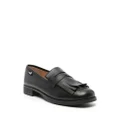 Love Moschino tassel-detail leather loafers - Black