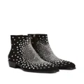 Giuseppe Zanotti Fabyen crystal-embellished suede boots - Black