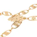 SANDRO logo chain-link belt - Gold
