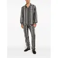 Dolce & Gabbana polka dot-print silk pajama trousers - Black