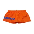 Dsquared2 Kids logo-print drawstring swim shorts - Orange