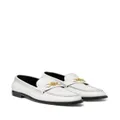 Versace Medusa '95 leather loafers - White